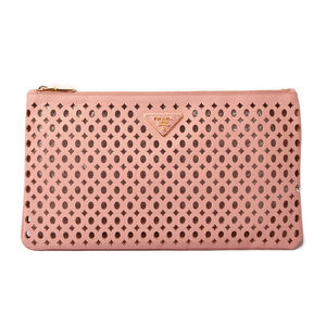 Prada Clutch Bag Punching Rose